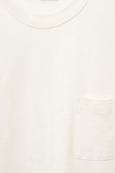 Mango Памучна тениска Molina с джоб на гърдите Мъже