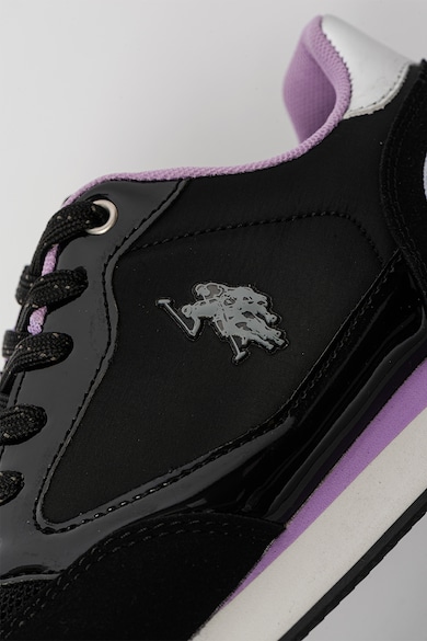 U.S. Polo Assn. Műbőr sneaker hálós anyagbetétekkel női