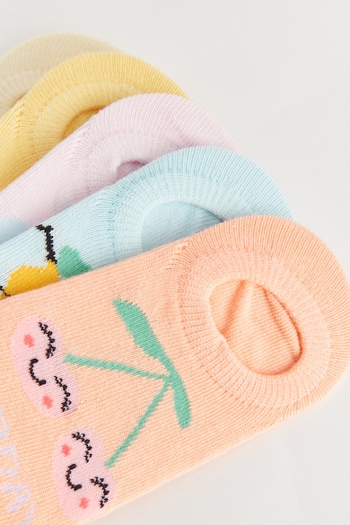 LC WAIKIKI Изрязани чорапи с принт - 5 чифта Момичета