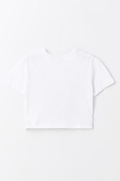 LC WAIKIKI Памучна тениска с дизайн на възел Момичета
