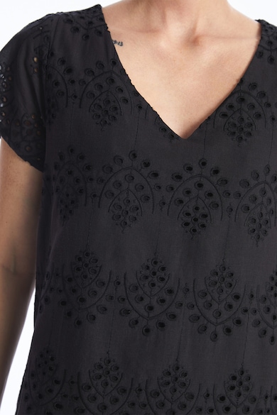 LC WAIKIKI V-nyakú ruha hímzett részletekkel női