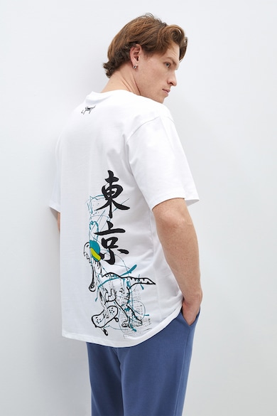 LC WAIKIKI Тениска с фигурална щампа на гърба Мъже