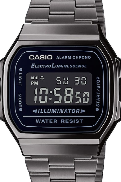 Casio Szögletes rozsdamentes acél karóra női