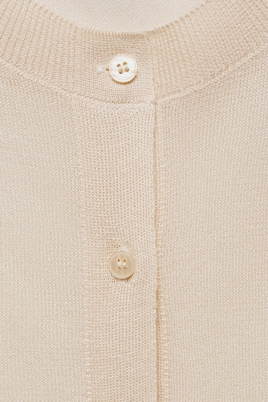 Mango Фино плетен пуловер Amalfi с ефирен дизайн Жени