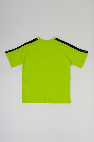 United Colors of Benetton Mintás póló kontrasztos részletekkel Fiú