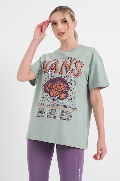Vans Уголемена тениска Brain Jam Жени