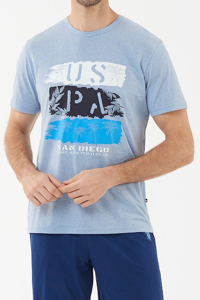 U.S. Polo Assn. Пижама с памук с лого Мъже