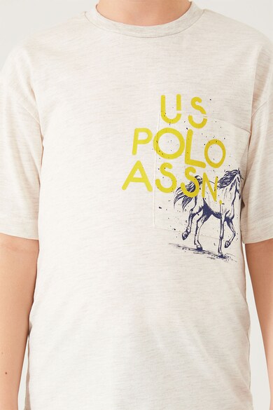 U.S. Polo Assn. Logómintás póló és nadrág szett Fiú