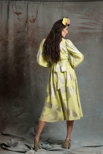 MIAU by Clara Rotescu Разкроена рокля Limeta с шпиц Жени