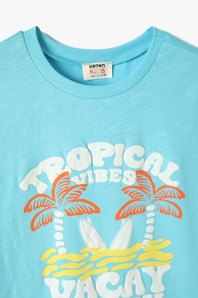 KOTON Тениска с тропически принт Момчета