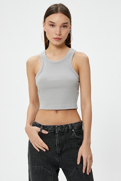 KOTON Pamuttartalmú crop top női