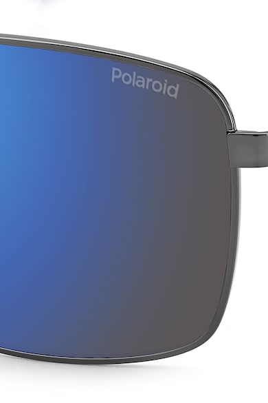 Polaroid Ochelari de soare aviator cu lentile-oglinda polarizate Barbati