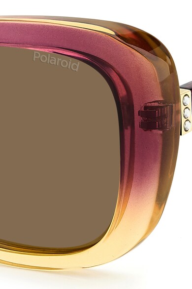 Polaroid Ochelari de soare polarizati cu model in doua tonuri Femei