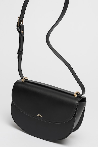 A.P.C. Geanta crossbody din piele cu clapa Genève Femei