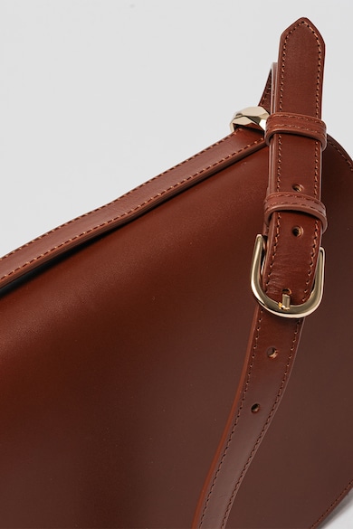 A.P.C. Geanta crossbody din piele cu clapa Genève Femei