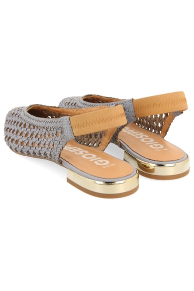 Gioseppo Кожени обувки с отворена пета и перфорации Жени