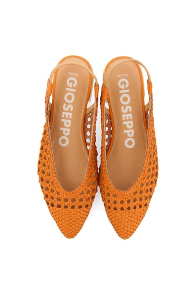 Gioseppo Кожени обувки с отворена пета и перфорации Жени