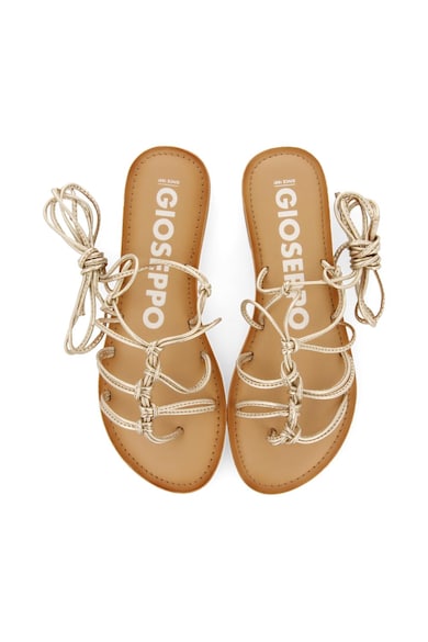 Gioseppo Кожени сандали с увит дизайн Жени