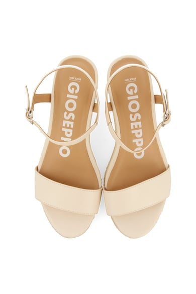 Gioseppo Sandale-espadrile wedge de piele Femei