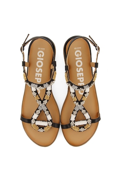 Gioseppo Кожени сандали с мъниста Жени