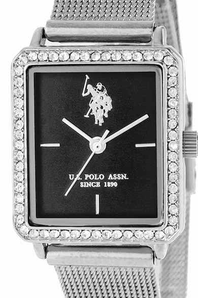 U.S. Polo Assn. Set de ceas si bratara cu zirconia Femei