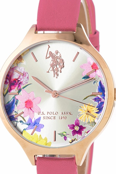 U.S. Polo Assn. Флорален часовник и гривна Жени