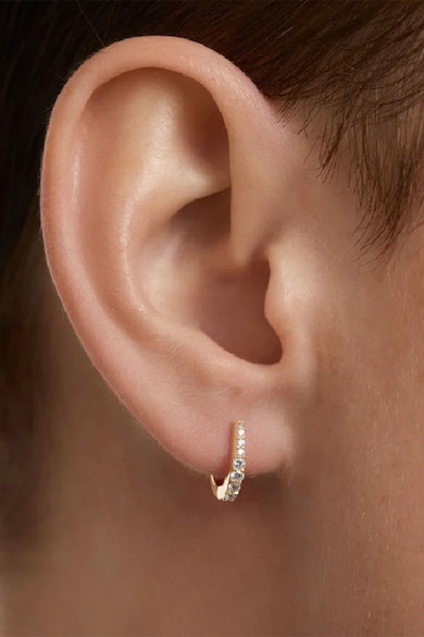 PDPAOLA 18 karátos aranybevonatú sterling ezüst fülbevaló női