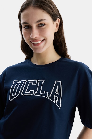 UCLA Tricou crop de bumbac Helena Femei
