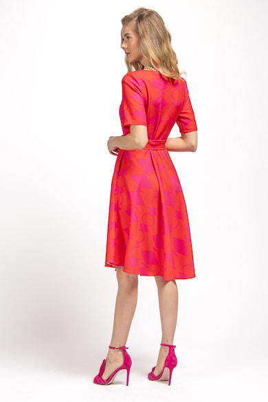 Couture de Marie Разкроена рокля с десен и колан Жени