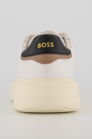 BOSS Кожени спортни обувки с лого Жени