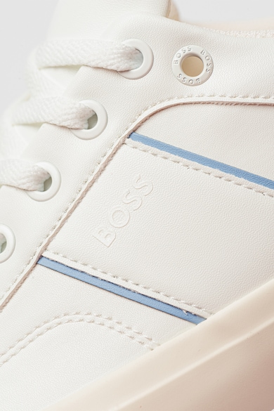 BOSS Спортни обувки от еко кожа с лого Жени
