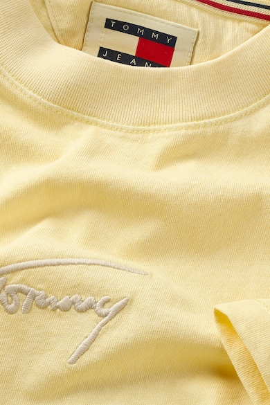 Tommy Jeans Tricou supradimensionat din bumbac organic cu logo Barbati