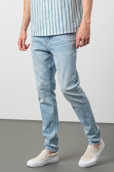 Tommy Jeans Blugi slim fit cu aspect decolorat Austin Barbati
