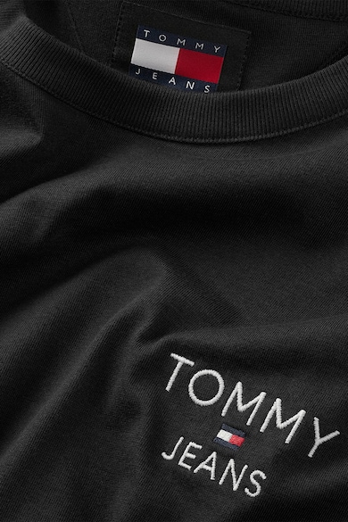 Tommy Jeans Tricou cu logo brodat pe piept Barbati
