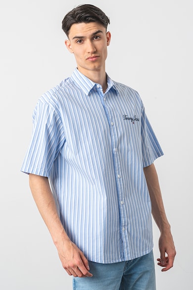 Tommy Jeans Раирана памучна риза Мъже