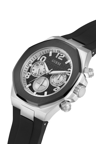 GUESS Мултифункционален часовник със силиконова каишка Мъже