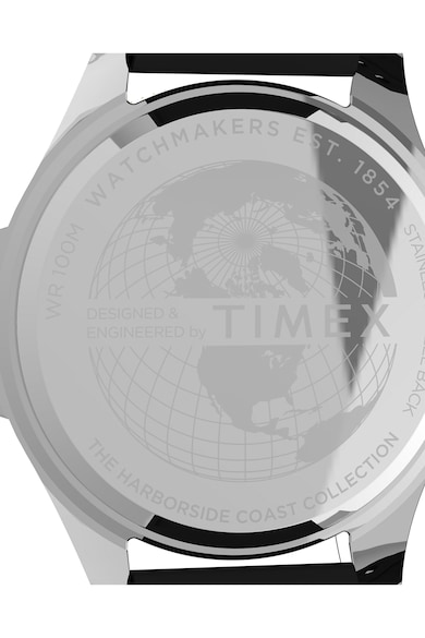 Timex Кварцов часовник Harborside Coast със силиконова каишка, 43 мм Мъже