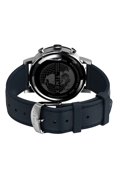 Timex Часовник Midtown с хронограф и кожена каишка, 40 мм Мъже