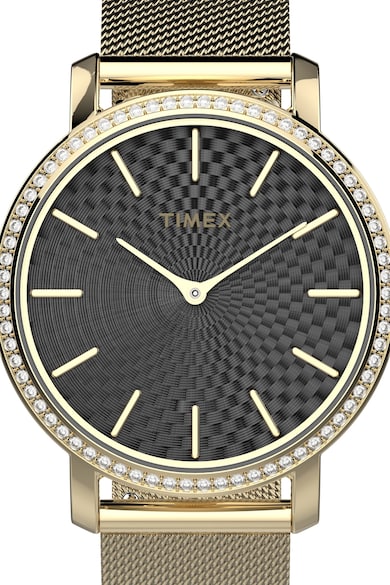 Timex Часовник Transcend от неръждаема стомана, 34 мм Жени