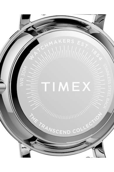 Timex Ceas din otel inoxidabil Transcend - 34 mm Femei