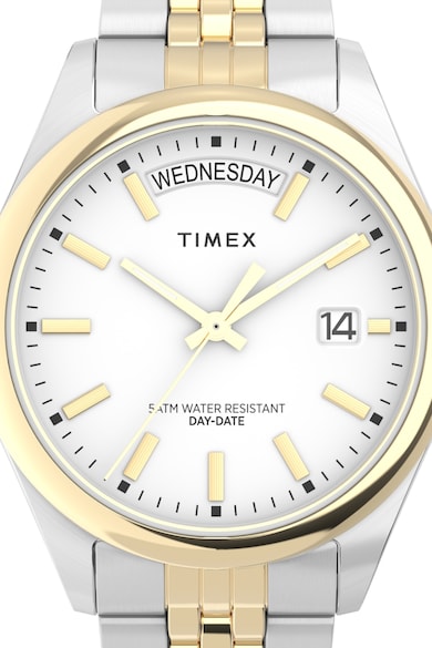 Timex Кварцов часовник Legacy с двуцветен дизайн, 36 мм Жени