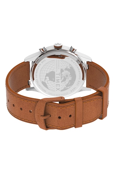 Timex Ceas cronograf cu o curea din piele Waterbury Traditional Barbati