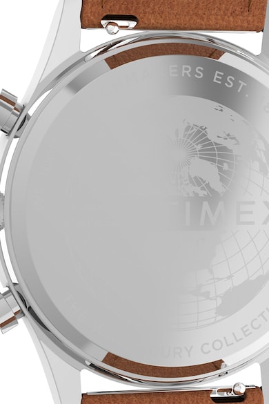 Timex Часовник Waterbury Traditional с хронограф и кожена каишка Мъже