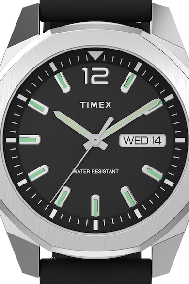 Timex Часовник Essex със силиконова каишка - 46 мм Мъже