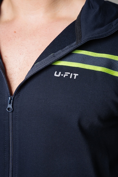 uFIT Спортен екип с качулка и контрасти Мъже