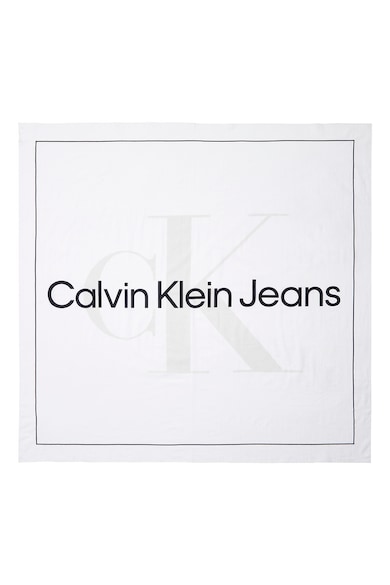 CALVIN KLEIN JEANS Шал от органичен памук с лого Жени