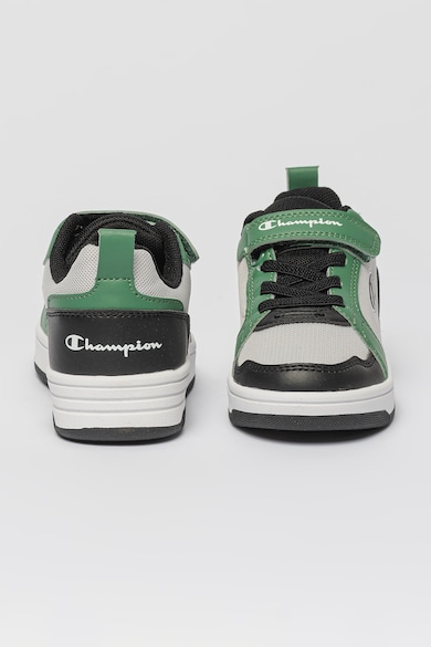 Champion Pantofi sport din piele ecologica cu segment cu inchidere velcro Baieti