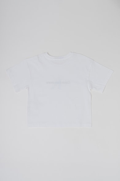 CALVIN KLEIN Памучна тениска Serenity с лого Момичета