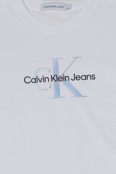 CALVIN KLEIN Serenity logós pamutpóló Lány