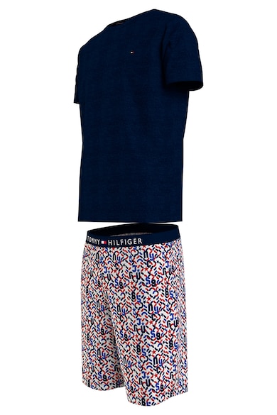 Tommy Hilfiger Къса пижама от органичен памук с лого Мъже
